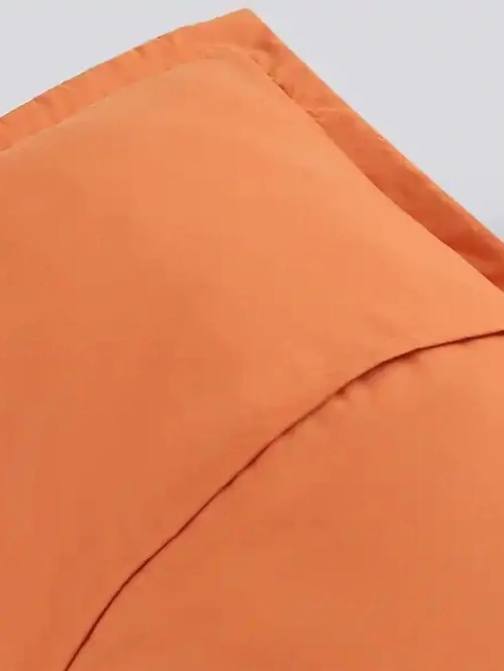Orange Quilted 2 Pillow Shams